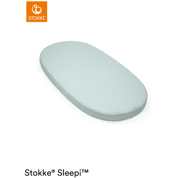 STOKKE® Sleepi™ Kinderbett Spannbettlaken V3 Dots Sage