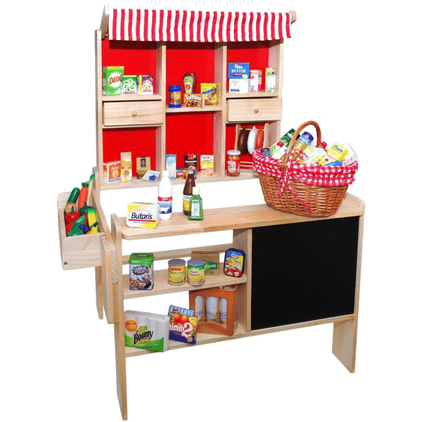 Marchande Enfant Stand Petit Marché Bois Td-13638a Teamson Kids à Prix  Carrefour