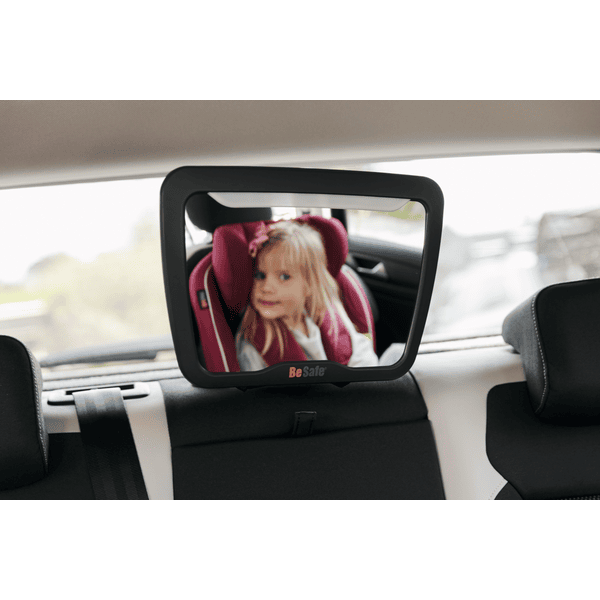 BeSafe Miroir voiture bébé XL2, LED, radiocommandé
