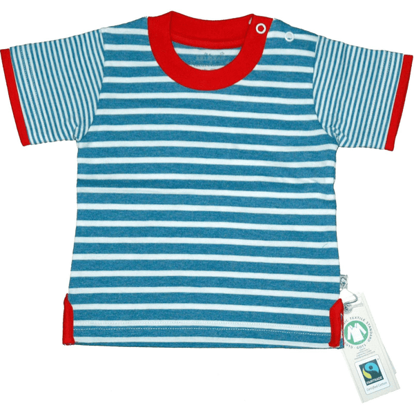 EBI &amp; EBI Fairtrade Pruhované džínové tričko