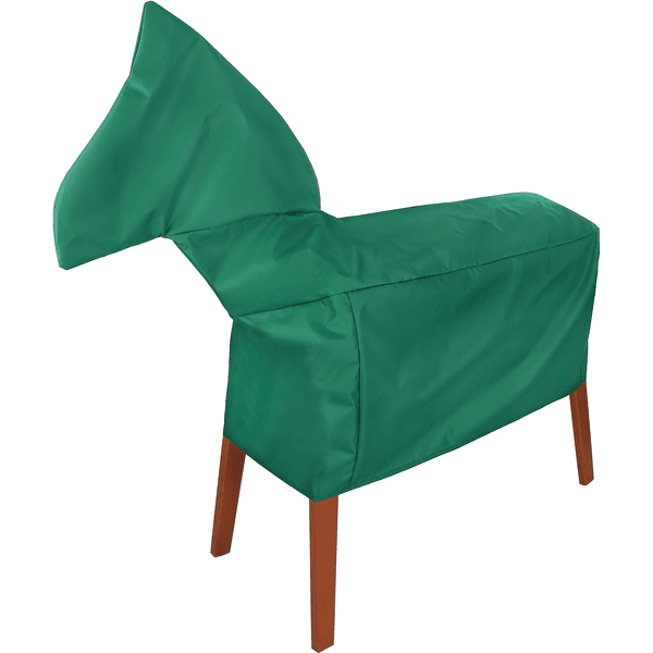 kindsgard Cubierta para caballito de madera exterior telta verde