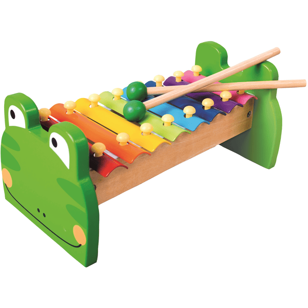 xylophone en bois crocodile