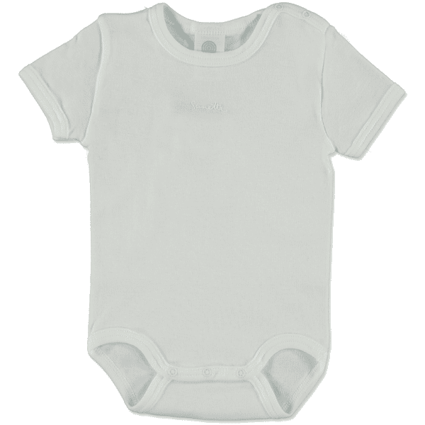 SANETTA Baby Body 1/4 ärm vit