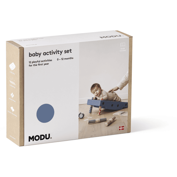 MODU Activity Babyset, diepblauw/hemelsblauw