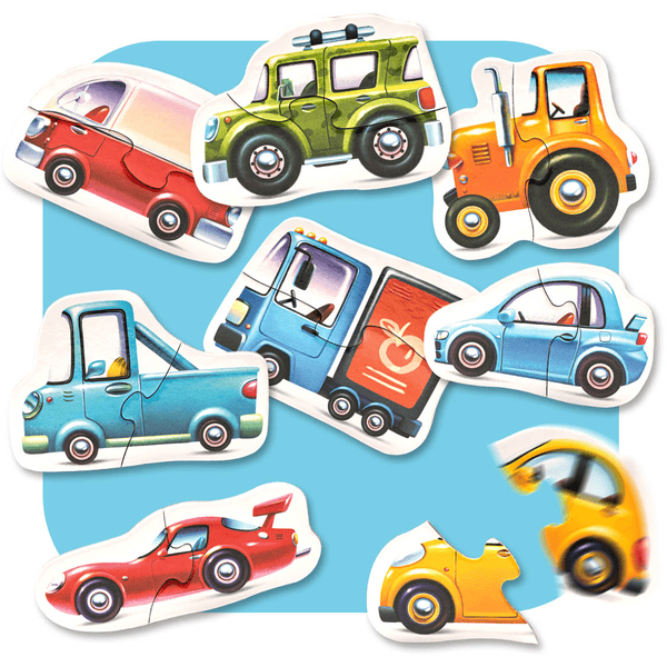 Cubika Puzzels 8 in 1 "Transport