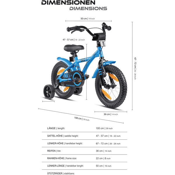 Prometheus Poignées de vélo pour Enfant avec sécurité – Protection Contre  Les Chocs également pour vélo et Scooter – Poignées de Guidon 22 mm Édition