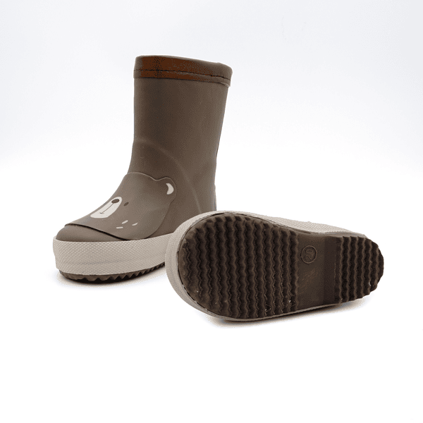 Maximo Kindergummistiefel Bär fossil