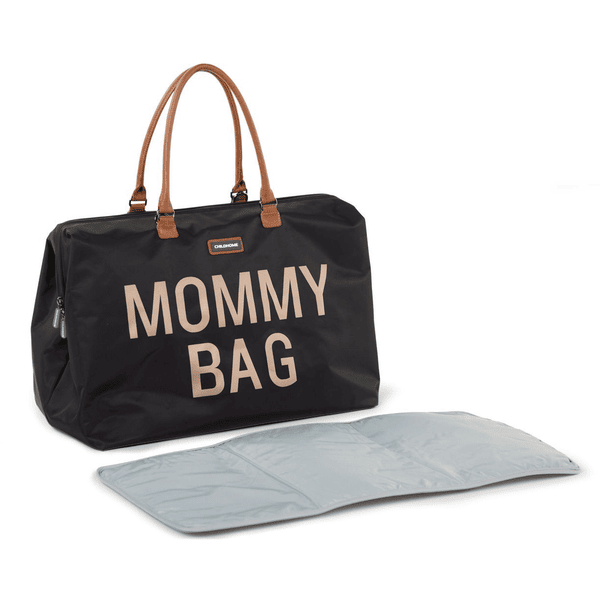 Sac à langer Mommy Bag avec rayures - écru/noir - Childhome