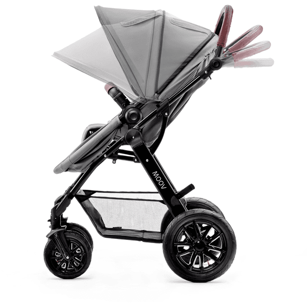 Kinderkraft Poussette trio combinée 3en1 Moov gris