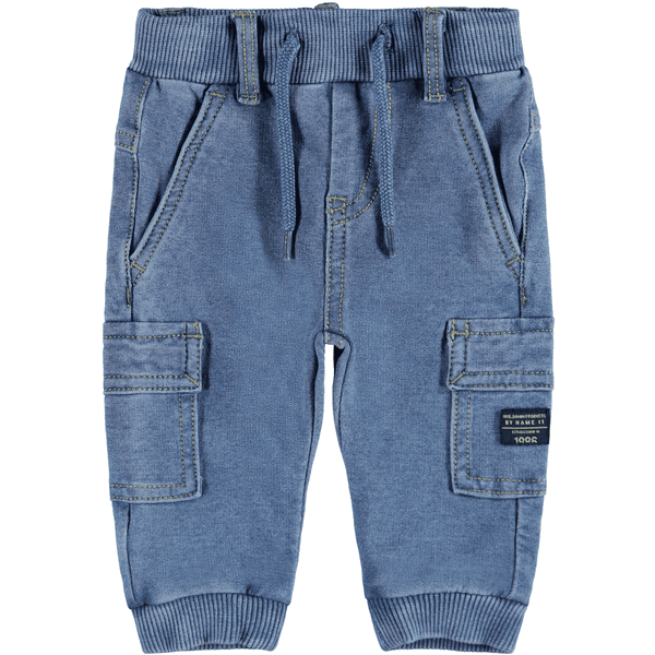 name it Jachtbroek NBMROMEO Medium Blauw Denim