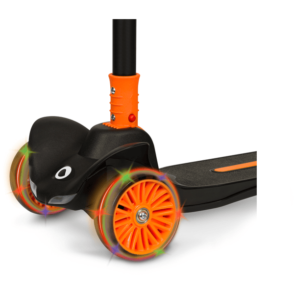 lionelo Trottinette enfant 3 roues pliable Timmy orange black