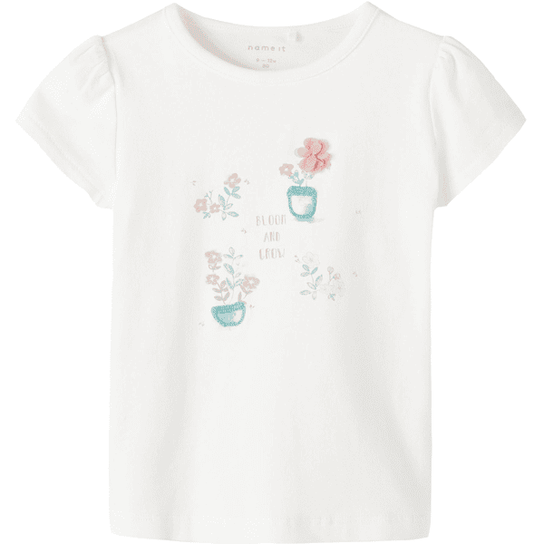 name it Camiseta Nbfhaily White Alyssum