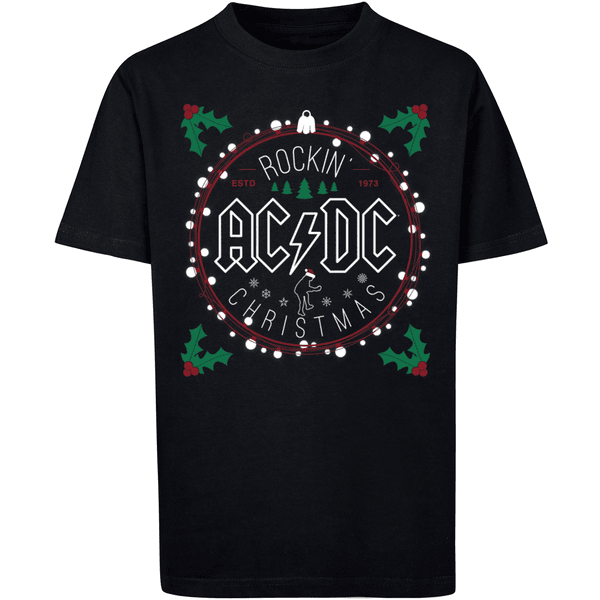 F4NT4STIC T-Shirt ACDC Christmas Weihnachten schwarz