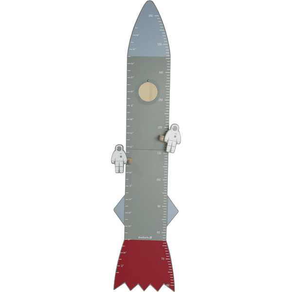 EverEarth® Toise enfant fusée bois
