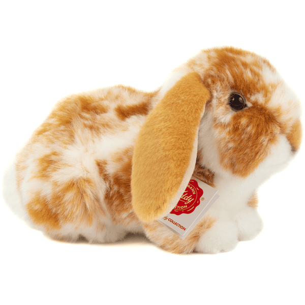 Teddy HERMANN ®Widder kanin ljus brun-vit färgad, 23 cm