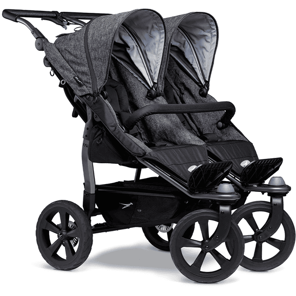 tfk Carro de bebé gemelar Duo Ecco Premium Anthracite