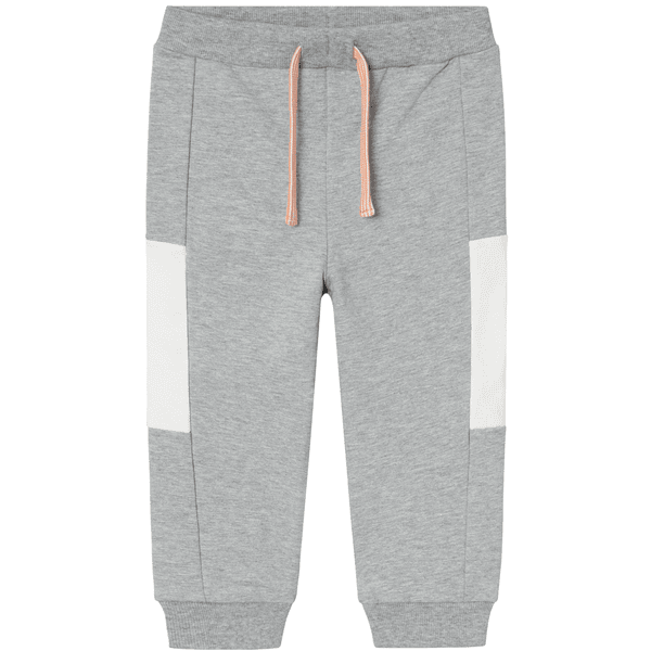 name it Pantalon sweat Nmmnormano Grey Melange