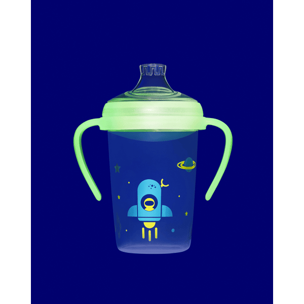nip® Tasse enfant first moments Day & Night 270 ml fusée dès 6 mois  silicone