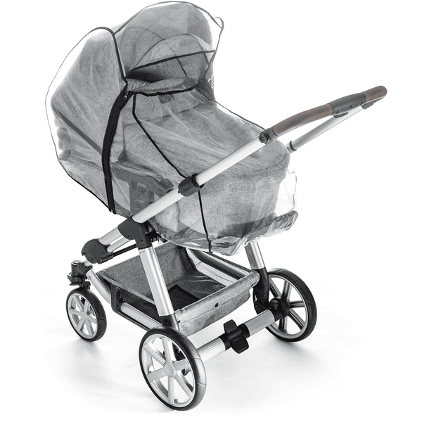 reer Regenschutz für Kombi-Kinderwagen RainCover Classic+