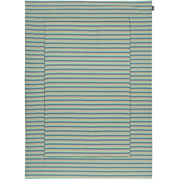 Alvi Krabbeldecke Cornstripe grün 100 x 135 cm