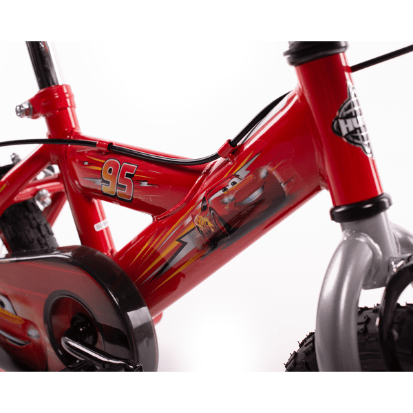 Huffy Bicicleta para niños Disney Cars 12 pulgadas Rojo con ruedines 