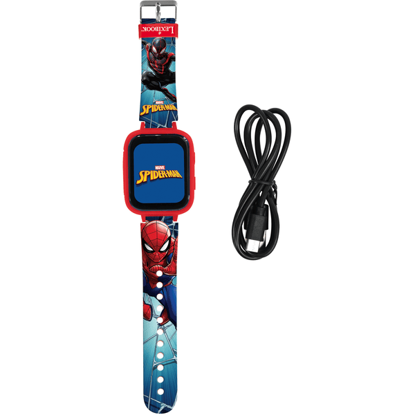 LEXIBOOK Digital Spiderman y un reloj de pulsera fitness con reproductor multimedia y cámara