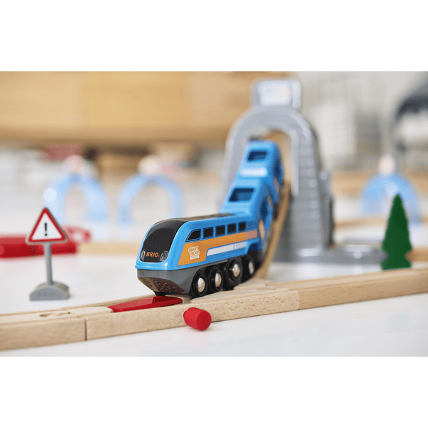 BRIO® WORLD Figurine train de voyageurs tunnel Sound Action Smart Tech  33972