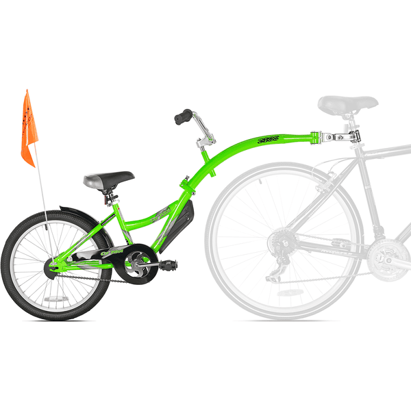 WeeRide Remolque de bicicleta para ni os Tandem Copilot Green