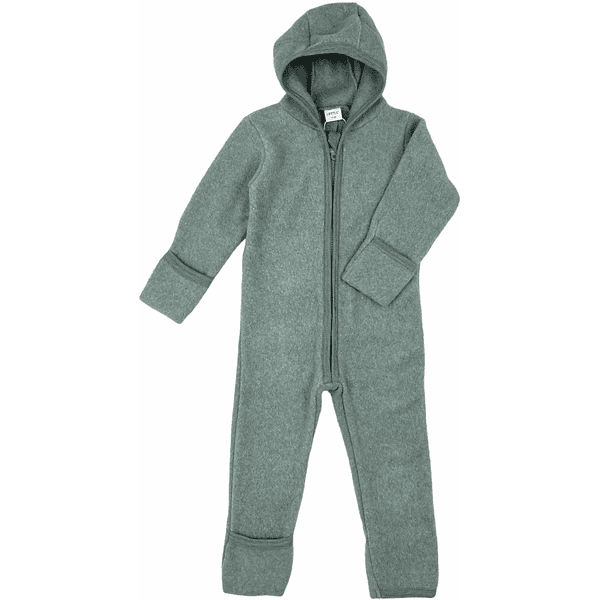 LITTLE green Fleece overall gemêleerd