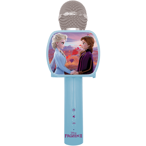 LEXIBOOK Disney Die Eiskönigin 2 Bluetooth-Mikrofon mit Voice Changer  Funktion
