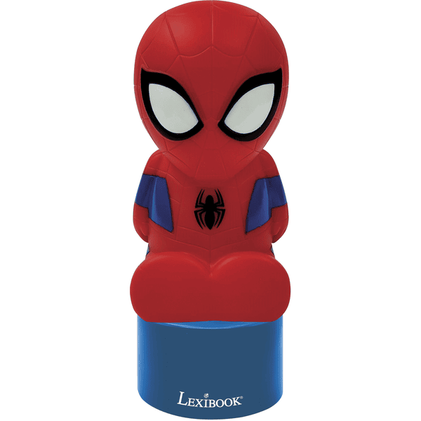 LEXIBOOK Spider Figura di luce notturna 3D di -Man con altoparlante integrato