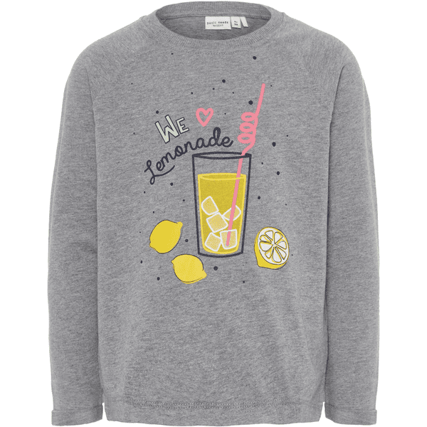 name it Girls Sweatshirt Venus grey melange 