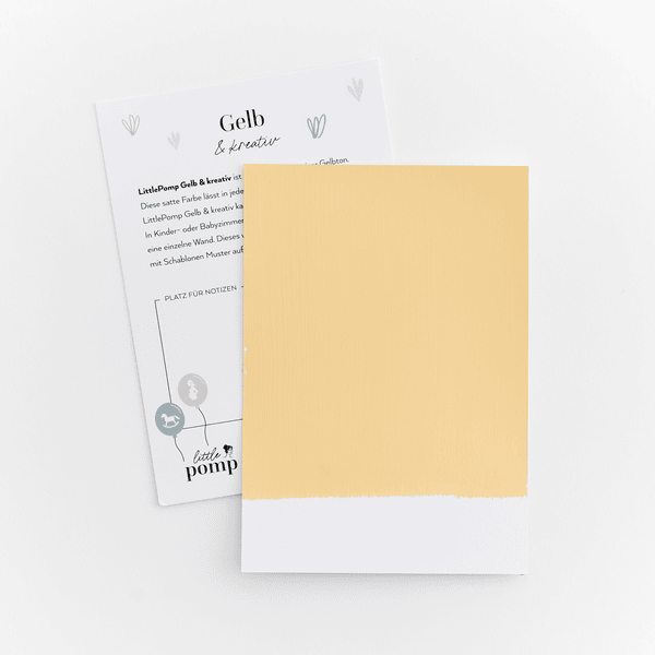 Little Pomp Křídová barva žlutá a kreativní 750 ml