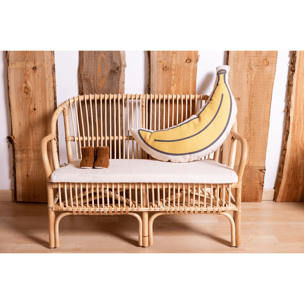 Childhome Seggiolone in Rattan Montana con Cuscino - Natural - Dai 3 anni  unisex (bambini)