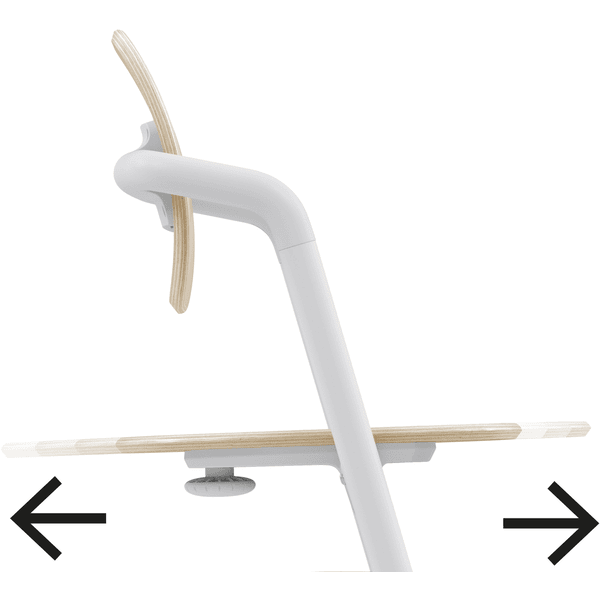 Chaise haute Lemo 4-en-1 Sand White de CYBEX, Chaises hautes évolutives :  Aubert
