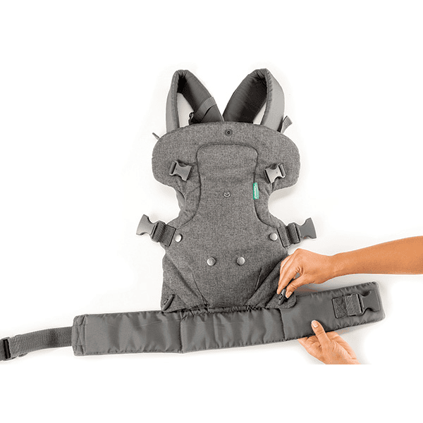 Nueva Mochila Porta Bebe Infantino Breath Grey 2 En 1 Gtia !