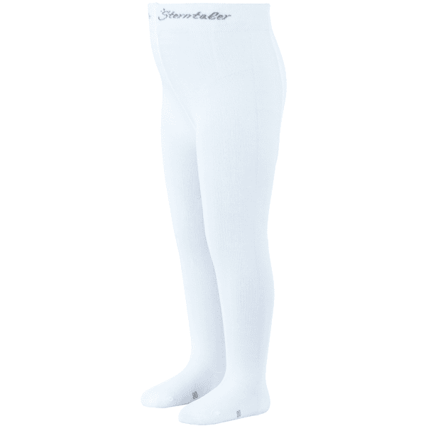 Sterntaler Collants unis blancs