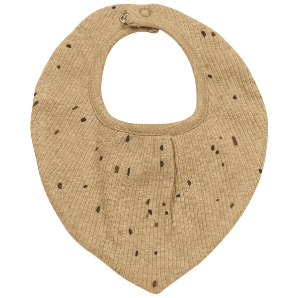 MEYCO Bandana-Lätzchen 2er-Pack Rib Mini Spot toffee melange