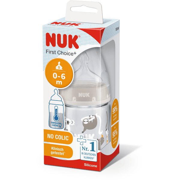 NUK Biberón First Choice ⁺ 150ml en beige 