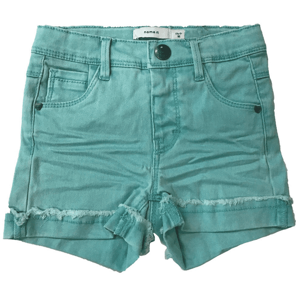 name it Girls Shorts Salli pool blue