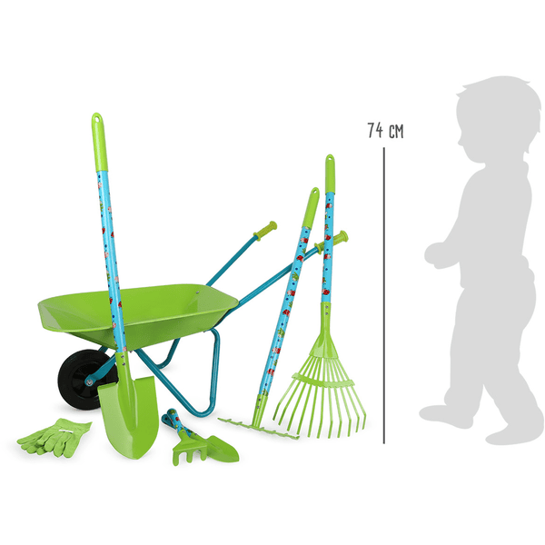 small foot® Set da giardino grande con carriola 