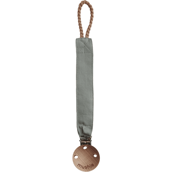 mushie Schnullerkette aus Stoff Roman Green