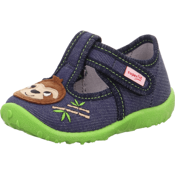 superfit Vlekkerige aap pantoffel donkerblauw (medium)