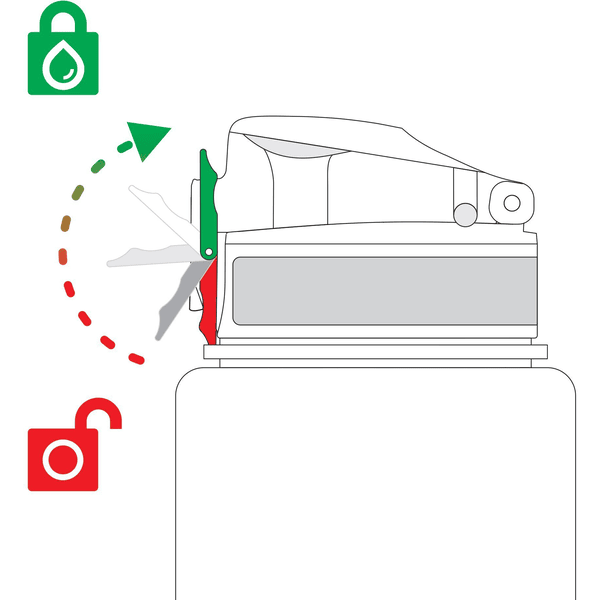 Ion8 Borraccia A Prova Di Perdite, 1 Litro, In Acciaio Inox