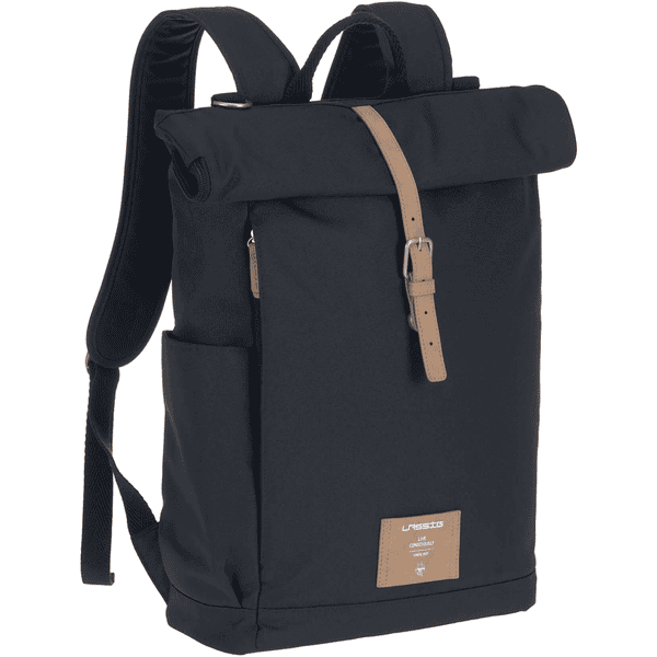 LÄSSIG Mochila cambiador  Backpack Rolltop night blue