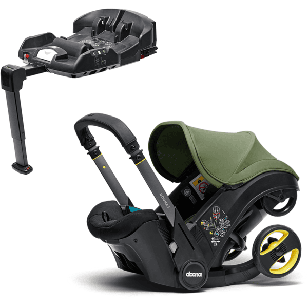 doona Doona Green doona Baby-autostoel i Desert inclusief basisstation i Isofix 