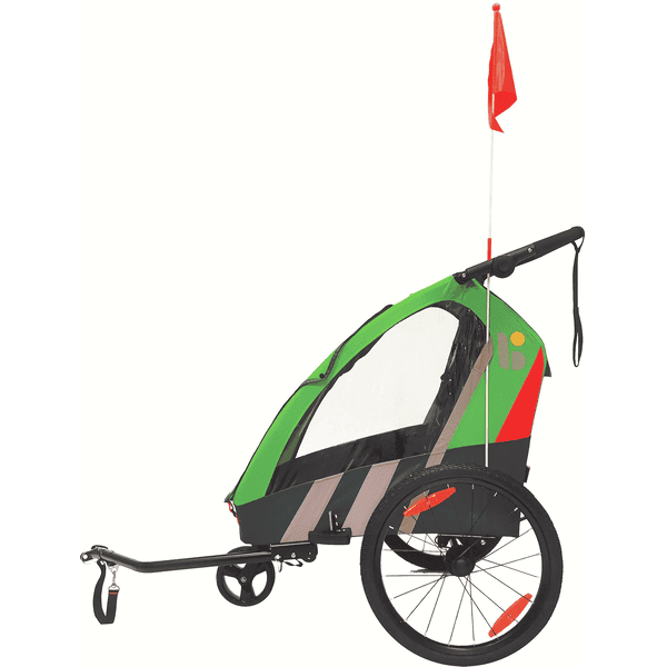 BELLELLI Rimorchio per biciclette Trailblazer Light Green/Silver 
