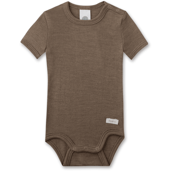 Sanetta Body Wolle/Seide halbarm beige 