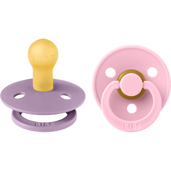BIBS® Snutte Colour Baby Pink/Lavender 0-6 månader, 2 st.