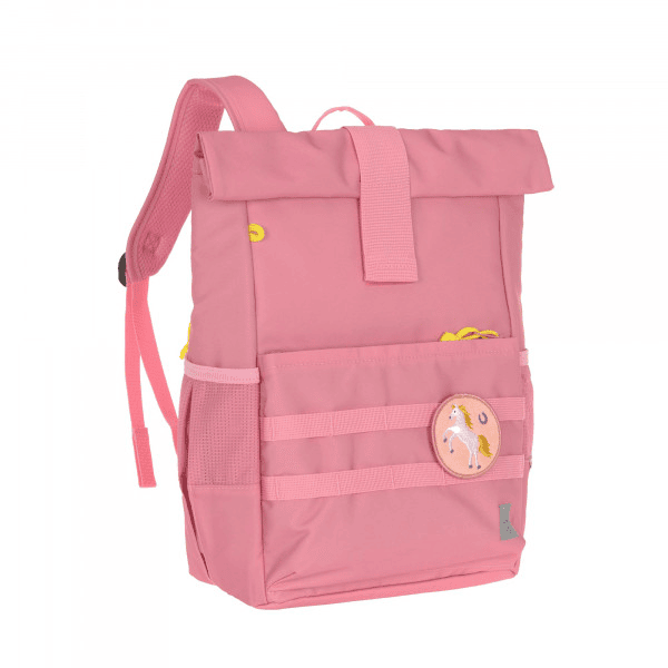 LÄSSIG Medium Rolltop Backpack pink